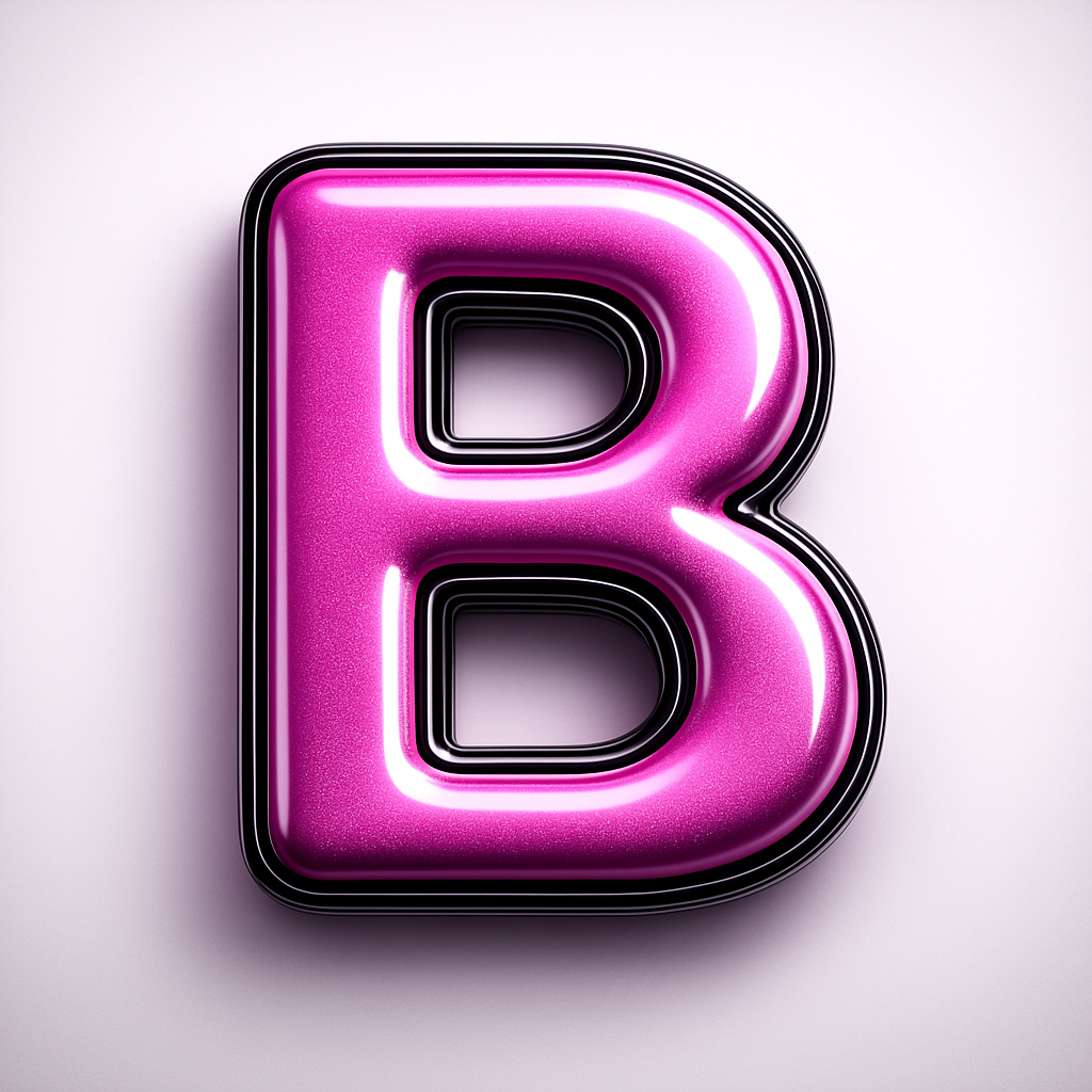The-Brand-Pink-Of-LuxModernaStudios-GIG-Luxe-B-3D-Style-Digital-Typography