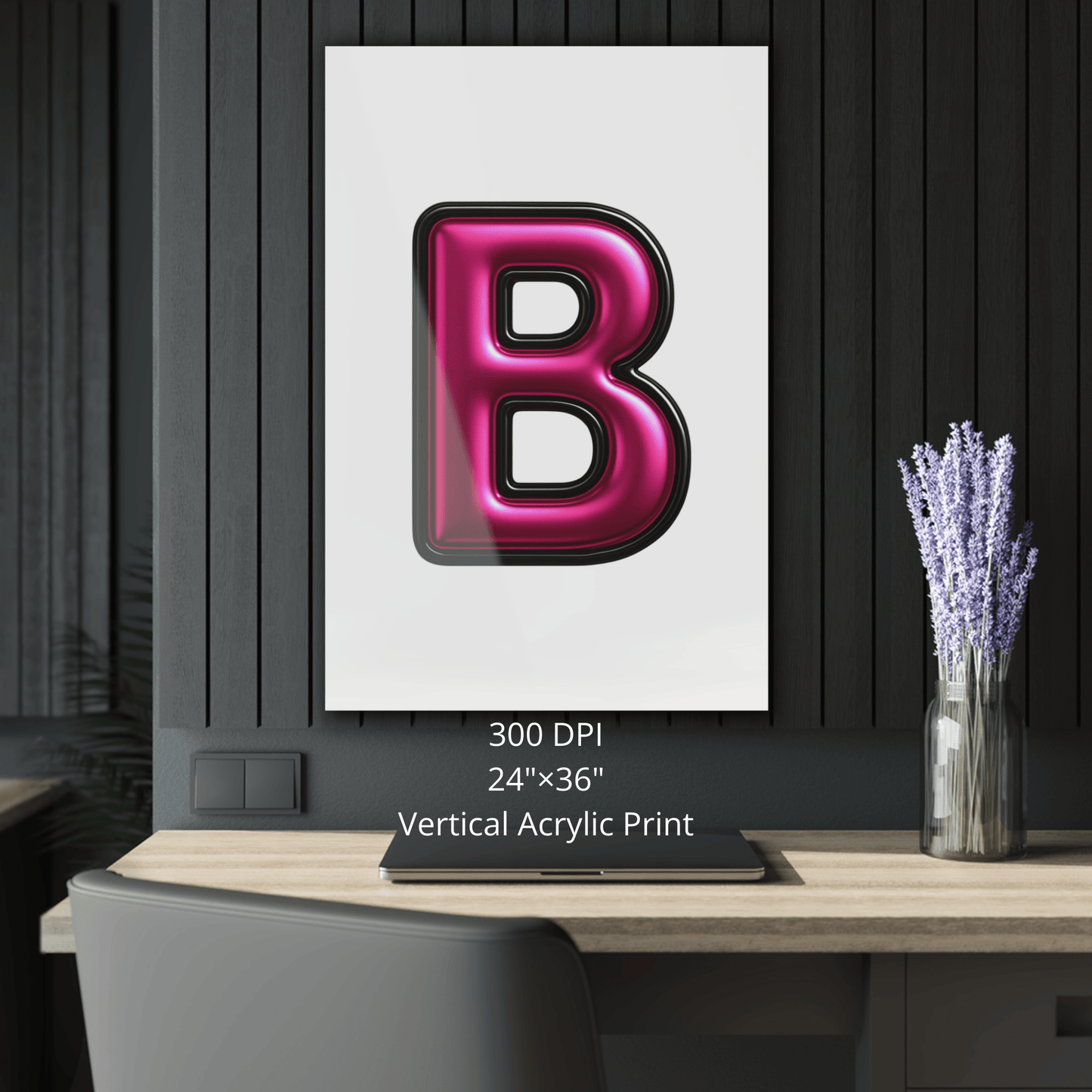 $1 Sample Asset - Premium 3D Style Digital Transparent PNG 'Metallic Magenta'